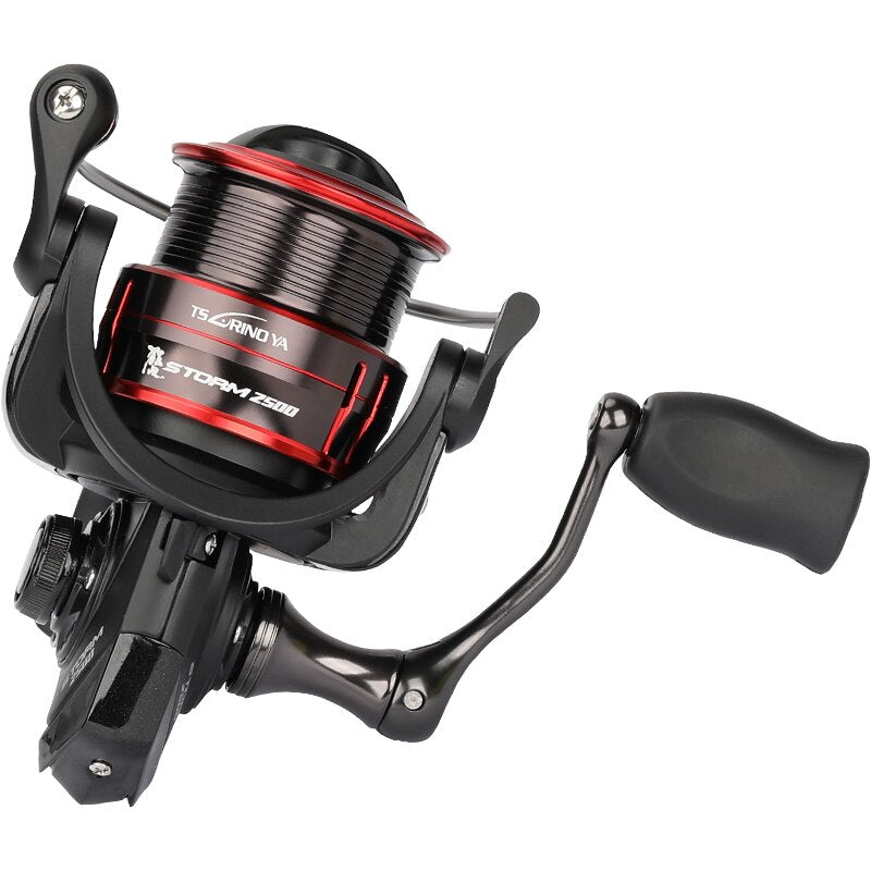 Carrete de pesca giratorio TSURINOYA ST 2000S 2500S 3000S 7kg potencia de arrastre ultraligero de fundición larga carrete poco profundo Lucio rueda de pesca de lubina