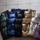 Plus size women autumn waistcoat Glossy bright 2021 vest winter Warm new Korean down vest  sleeveless jacket 3XL,4XL,black,blue