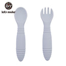 Let's Make 1Set Baby Feeding Anti-slip Pads Two-sided Suction Cup Children Silicone Baby Feeding Bowl Dish Mats Coaster for Kids