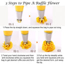 Boquilla rusa para manga pastelera, 5 uds.