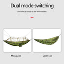 Camping/garden Hammock with Mosquito Net Outdoor Furniture 1-2 Person Portable Hanging Bed Strength Parachute Fabric Sleep Swing