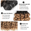 4/6 Bundles 50 g / pc T 1B 27 Honey Blonde Ombre Brasileño Onda de agua Marrón Negro Remy Cabello humano Bob corto Estilo MOGUL HAIR
