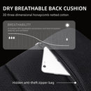Fenruien Men Shoulder Bag for 9.7" iPad USB Charging Chest Bag Short Trip Water Repellent Crossbody Bag Black 2020 New