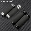 Universal Motorcycle 1"25mm Hand Grips Handle Bar For Harley Touring Street Glide Sportster 883 1200 XL Dyna VRSC Softail Custom