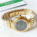 AL Harameen Fajr Time Watch with Azan and Qibla Direction Water Resistant Stainless Steel Islamic Lady Prayer Clock