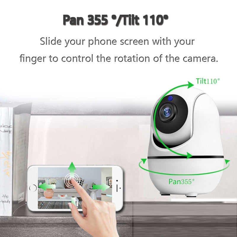 ICSee APP Indoor Home 1080P IP Kamera Wifi Two Ways AUDIO Security Mini CCTV Überwachungskamera Wireless Babyphone