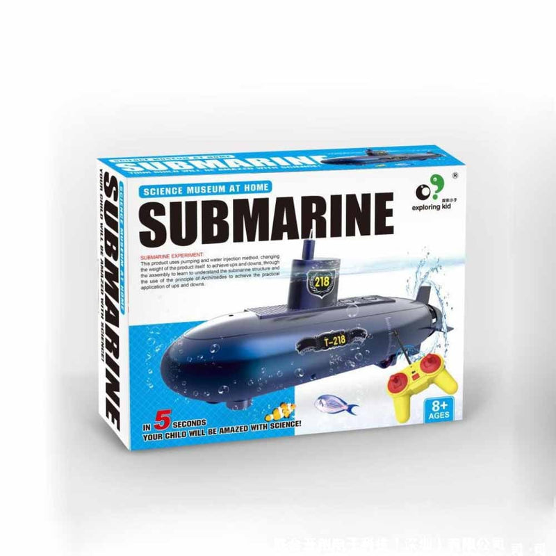 Divertidos juguetes submarinos RC, 6 canales, Mini Control remoto, modelo de barco bajo el agua, barco educativo para niños, barcos de juguete para niños
