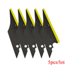 5pcs Rubber Squeegee Vinyl Tinting Tools Window Glass Cleaning Scraper Snow Shovel Water Wiper Car Wash Accessories 5A26Y