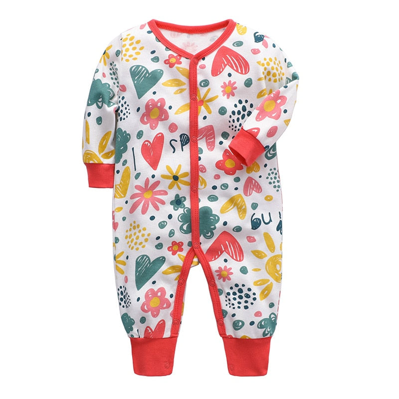 Babykleidung Herbst 2021 Neugeborenes Baby Reine Baumwolle Langarm Overall Strampler 3-24M Baby Boy&amp;Girl Kleidung