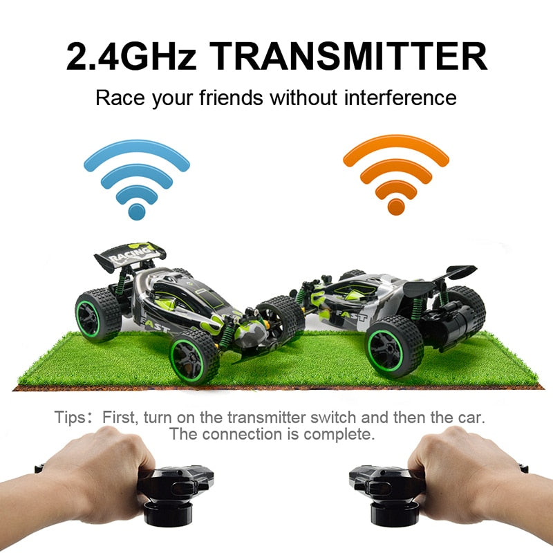 Sinovan RC Car 20km/h High Speed Car Radio Controled Machine 1:18 Remote Control Car Toys For Children Kids Gifts RC Drift