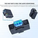 Hollyland LARK 150 Wireless Lavalier Microphone 2.4Ghz 3350mAh Charging Box for Camera For iPhone Android Smartphone LARK150 Mic