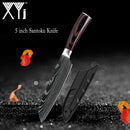 Kitchen Knife Set Stainless Steel Knife Holder Gift Knife Cover Santoku Utility Cleaver Bread Paring Nakiri Knives Cutter Tools