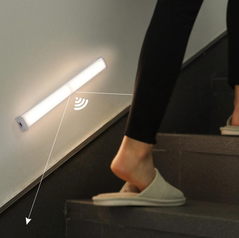 USB/Battery Motion Sensor Light Under Cabinet Light for Bedroom Wardrobe Kitchen Staircase Closet Led Light Lamp Home Decoration