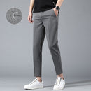 Jantour Brand Men Ankle Pants New Summer Casual Trousers Straight Chinos Fashion Jogging Pants Male Brand Trousers High Quality
