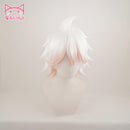 【AniHut】Komaeda Nagito Wig Danganronpa Cosplay Wig Anime Cosplay Hair Synthetic Heat Resistant Hair Komaeda Nagito Cosplay