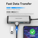 Vention USB C HUB Type C to USB 3.0 Dock Station USB C HDMI RJ45 4K for MacBook Pro Air Accessories Type C 3.1 Splitter USB HUB