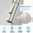 Kitchen Faucets Smart Sensor Pull-Out Hot and Cold Water Switch Mixer Tap Smart Touch Spray Tap Kitchen Black Crane Sink Faucets