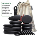 Tontin Hot Stone Massage Set Heater Relieve Stress SPA Solan Health Care Lava Basalt round massage tool Stones CE RoSH