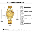 MISSFOX Fashion Watches Women's Expensive 18K Gold Ladies Wrist Watch Women Quartz Classic Analog Diamond Jewelry Hand Watch