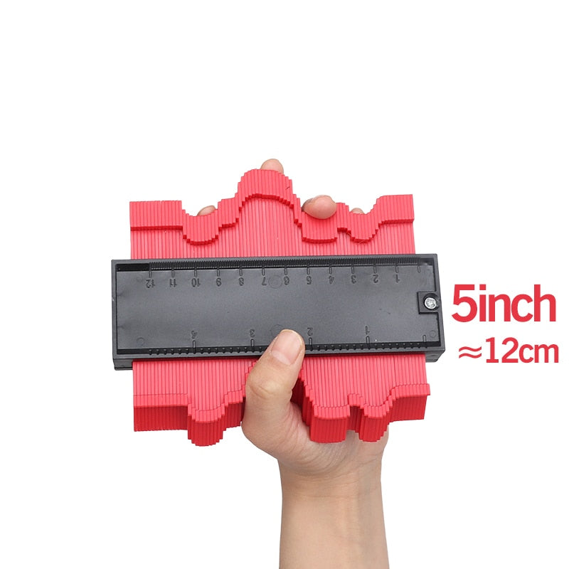 Onnfang Copy Gauge Contour Gauge Duplicator Contour Scale Template Holzmarkierungswerkzeuge Fliesenmesslineal Massenpreis