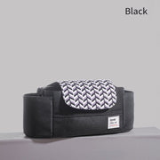 Universal Baby Stroller Organizer Expandable Diaper Bag with Shoulder Strap,Cup Holder,Zipper Pocket Stroller Accessories Travel
