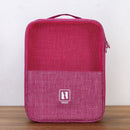 3 Layers Travel Shoe Bag Portable Organizer Storage Pack Bag 3 Pairs Shoes Fit For Trolley Case Travelling Luggage Handbag XA48C