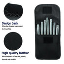 Eval 7/5pcs Travel Art Paint Brush Set Nylon Hair Painting Brush Portable Acrylic Brush for Oil Watercolor Gouache Painting Tool