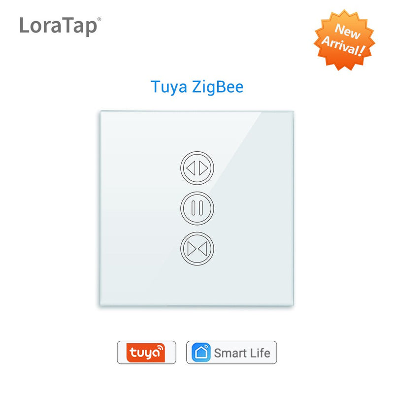 Tuya Smart Life ZigBee 3.0 Vorhangschalter und Fernbedienung für Rollladen Google Home Alexa Voice Control Automation MQTT