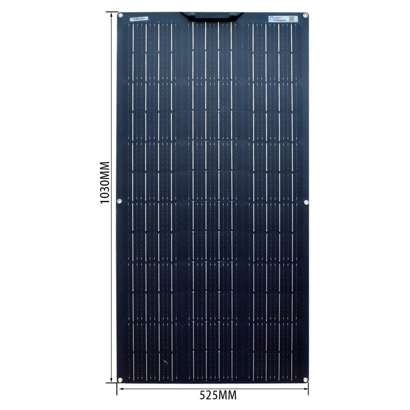 XINPUGUANG 2pcs 18v 100 WATT flexibles Solarpanel-Modul 200W mit Controller für 12V 24V Batterie Auto RV Heimaufladung