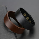 2022 Modeschmuck Vintage glatte glänzende Lederarmband Charme Schmuck Armbänder Armreifen Manschette Armband Männer Pulsera Hombre