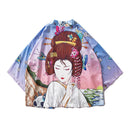 Bebovizi Japanese Style Crane Koi Kimono Tokyo Streetwear Haori Men Women Cardigan Japan Girl Robe Chinese Dragon Anime Clothes