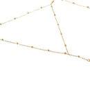 Strass Quaste Körperkette Sexy Strand Gold Silber Farbe Hochzeit Zubehör BH Kreuz Körperkette Schmuck für Frauen