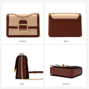 LA FESTIN 2021 New Niche Chain Satchels Organ Designer Women Retro Shoulder Fashion Messenger Square Bag Luxury Leather Handbag