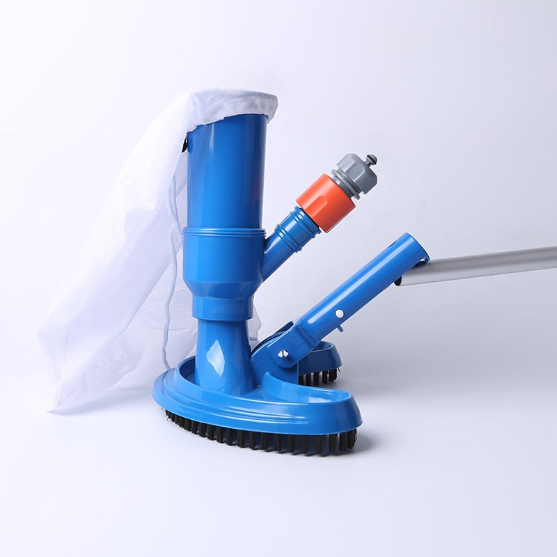 Swimming Pool Vacuum Cleaner Cleaning Disinfect Tool Suction Head Pond Fountain Spa Pool Vacuum Cleaner Brush with Handle EU/US