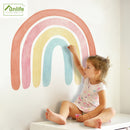 Regenbogen-Himmel Wandaufkleber für Kinderzimmer Selbstklebende PVC-Tapetenaufkleber Kunst Wandbilder Heimdekoration Kindergarten Babyzimmer