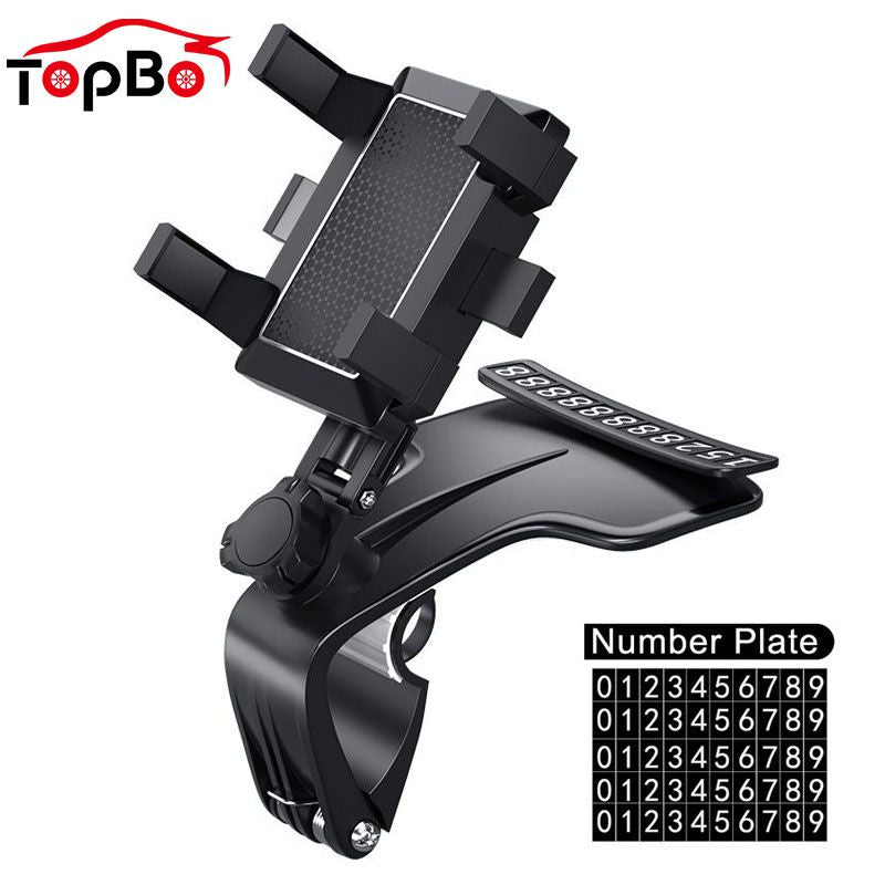 Universal Car Mobile Phone Bracket GPS Mount In Dashboard Rear View Mirror Sunshade Baffle Phone Holder Car supplies