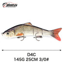 Swimbait Large Fishing Lures Hard Bait Weights 145g Swim Bait Bass Whopper Isca Artificial Articulos De Pesca Salt Water Lures