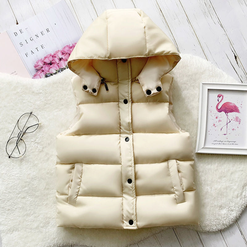 Chaqueta sin mangas cálida de invierno de 3 a 12 años para niños, chaqueta gruesa con capucha, chaleco para niños y niñas, chaleco para niños, chaleco aislado