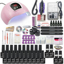Manicure Set 120/114W/54W Nail Lamp 20000RPM Nail drill Machine Extensions Quick Building Gel Polish Set Soak Nail Art kit