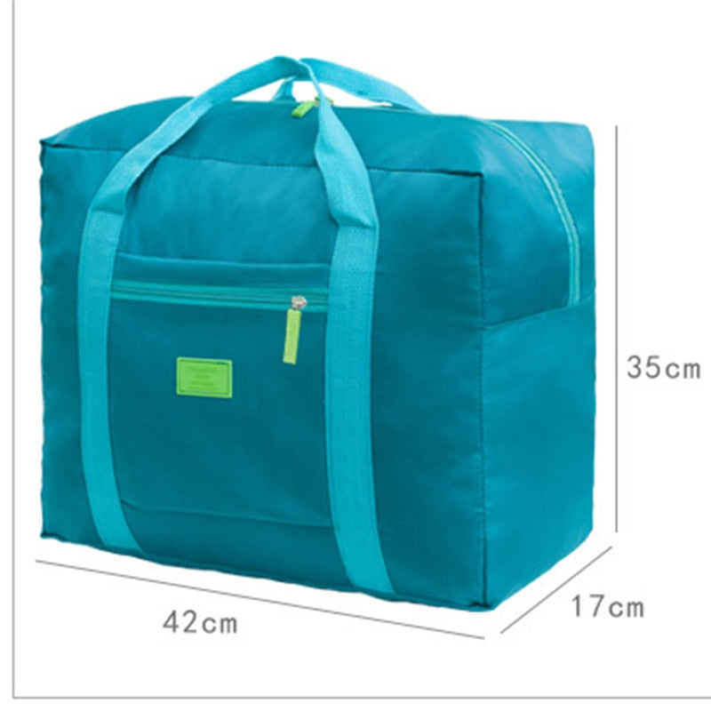 LKEEP, bolsa de equipaje impermeable plegable de nailon de gran tamaño para viaje, bolsa de viaje, bolsa de lona de 42*17*35cm