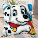 Animal Series Exquisite Coarse Wool Cross Stitch Carpet Embroidery 3D Segment Embroidery Pillow DIY Handmade Material Package
