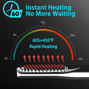 Mini peine inalámbrico para hombres, cepillo rápido para barba, alisador, peines eléctricos portátiles de carga USB para hombres, barba