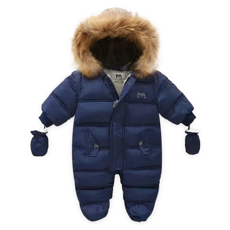 IYEAL Winter-Baby-Kleidung mit Kapuzenpelz für Neugeborene, warme Fleece-Wimpelkette, Säuglings-Schneeanzug, Kleinkind, Mädchen, Junge, Schneeabnutzung, Mäntel