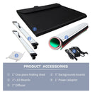 Fotolicht-Studio-Softboxen, tragbar, faltbar, dimmbar, Fototisch, Schießzelte, Kit mit 3-teiligem Hintergrundbrett