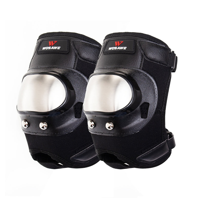 WOSAWE Adjustable Knee Protector Motorcycle Motocross Tactical Sport Riding Cycling Skating Ski Knee Pads Kneepad Brace Support