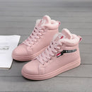 Women Winter Boots Snow Boots  Ankle Keep Warm Plush Shoes Sneakers Flats Lace Up Ladies Short Shoes