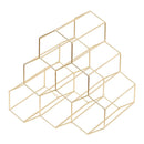 Creative Geometric Wine Rack Metal Simple Household Grape Wine Rack Restaurant Living Room Bar Wine Cabinet Wine Display