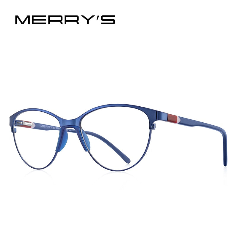 MERRYS DESIGN Frauen Retro Cat Eye Brillengestell Ultralight Eye Myopie Korrektionsbrille Acetat Brille Beine S2602