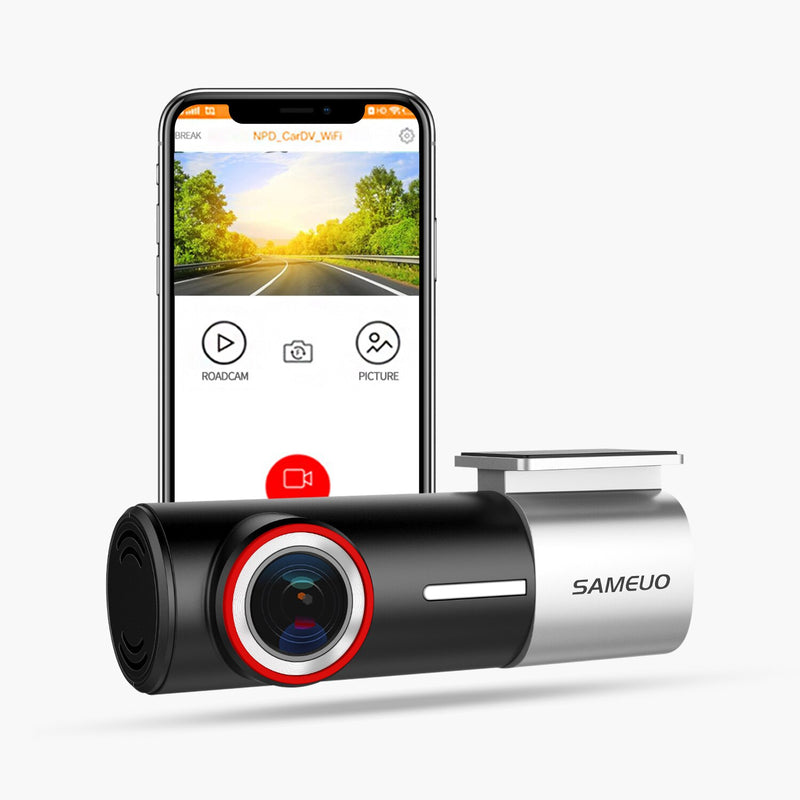 SAMEUO U700 cámara de salpicadero cámara frontal y trasera grabadora QHD 1944P coche DVR con 2 cámaras dashcam WiFi Video grabadora 24H Monitor de estacionamiento