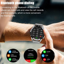LIGE 2021 nuevo reloj inteligente para hombres con pantalla completamente táctil, reloj deportivo IP68 resistente al agua con Bluetooth para Android ios, reloj inteligente para hombres